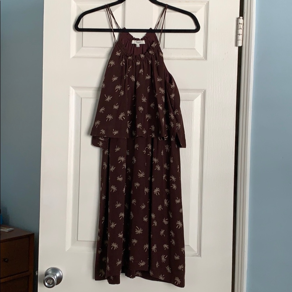 Silk Madewell Palm Tree Dress